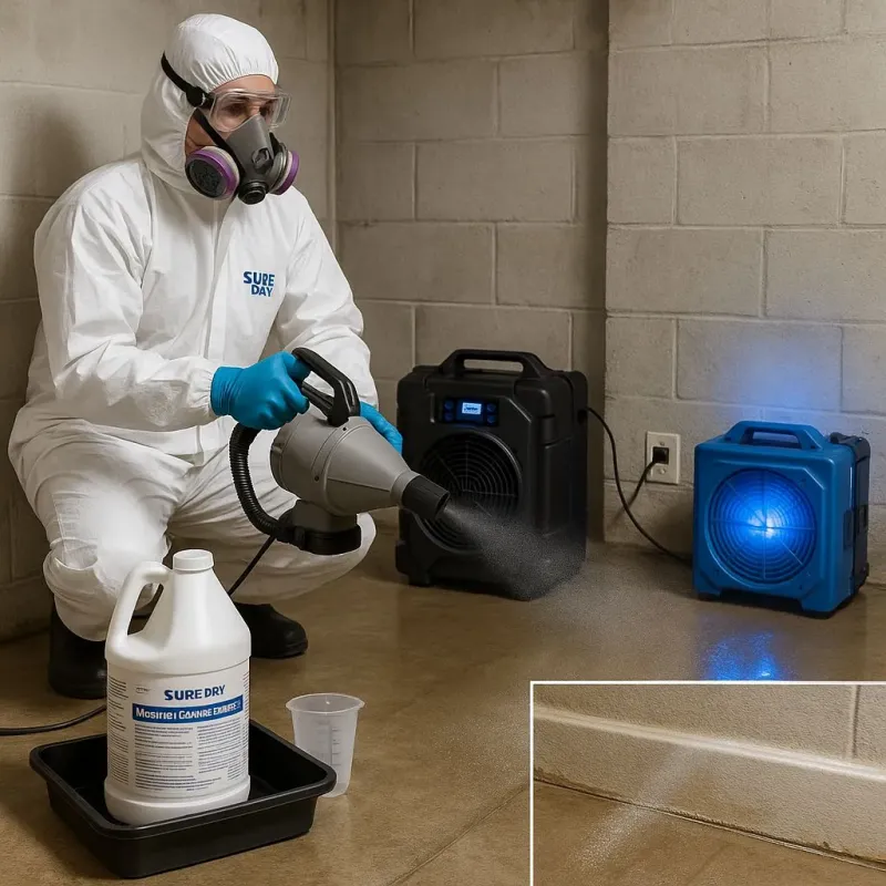 Sanitization and Odor Removal process in Cedar Grove, NJ